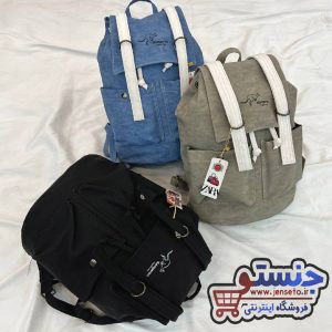 کوله پشتی دخترانه دانشجویی دو بند kangaro کد 1402222