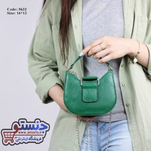 کیف زنانه پاسپورتی بند زنجیری new کد 5632
