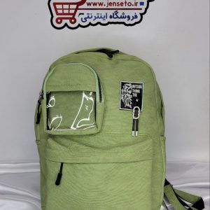 کوله پشتی دخترانه فانتزی تک جیب دانشجویی new کد 1046