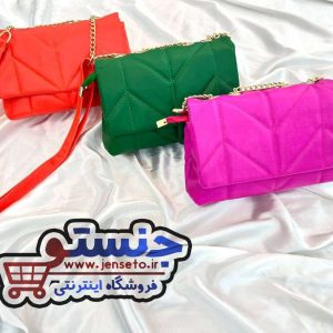کیف زنانه پاسپورتی مجلسی جدید کد 11605 pa