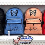 کوله پشتی اسپرت پروانه ای طرح چرم