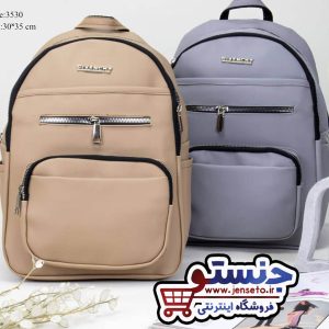 کوله پشتی دخترانه وزنانه چرم دانشجویی