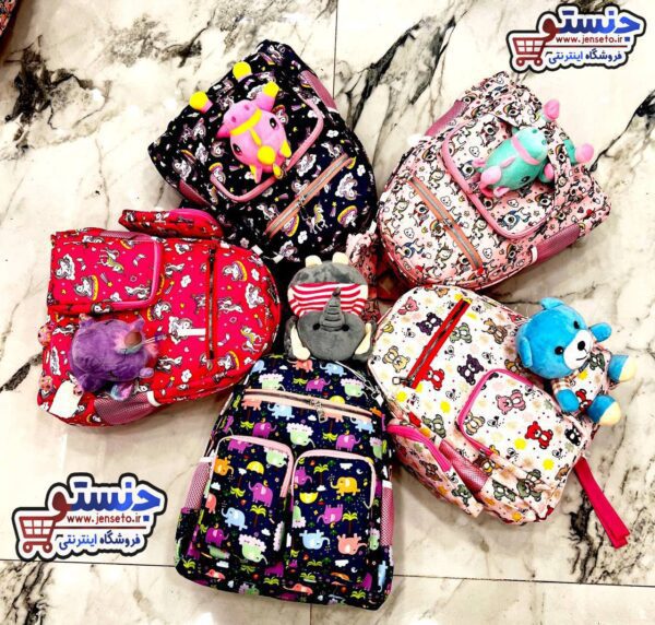 کیف مدرسه (کوله پشتی دخترانه و پسرانه عروسک دار) خارجی کد 462 backpack