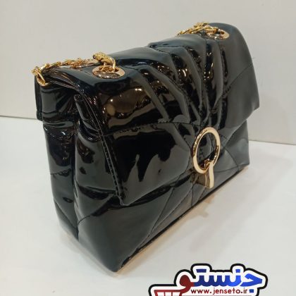 کیف زنانه (مد سال) ورنی مشکی black جدید کد 1379
