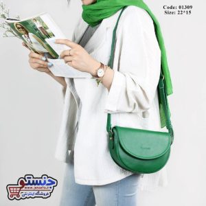 کیف زنانه و دخترانه نیم دایره ای پاسپورتی PRETRYZYS کد 01309