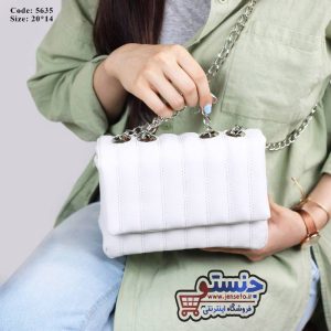 کیف زنانه پاسپورتی بند زنجیری جدید pasporti کد 5635