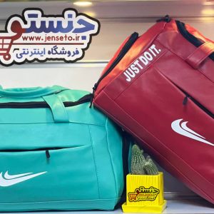 ساک ورزشی چرم زنانه و مردانه اسپرت نایک (کیف باشگاه) nike کد 2113