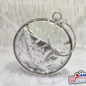 کیف زنانه طلقی قلبی نیکل دهانه دار new کد 1331