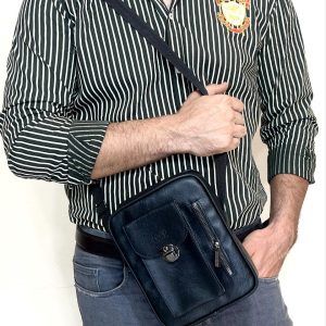 کیف دوشی مردانه چرم جاموبایل دار BAG MEN کد 453