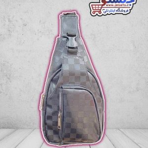 بادی بگ مدل قواره دار تک قفل 4 جیب body bag کوله تکبند  کد 2411
