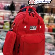 کوله پشتی فانتزی جامدادی دار