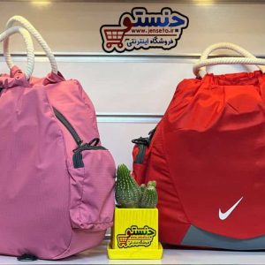 ساک ورزشی زنانه و مردانه دسته کنفی NIKE اسپرت کد 1076