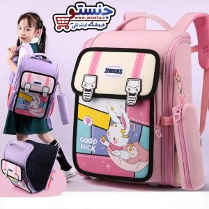کوله پشتی صندوقی سفره ای خرگوشی و دایی ناسور خارجی وارداتی ZIHE (کیف مدرسه دخترانه و پسرانه) کد 190