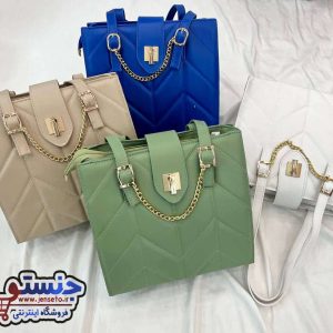 کیف زنانه مجلسی زنجیر دار  جدید women bag کد 4286