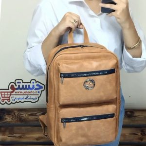 کوله پشتی دخترانه چرم دانشجویی gg کد 1402356