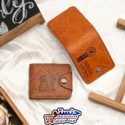 کیف پول مردانه چرم طرح دار