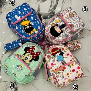 کیف مدرسه دخترانه جامدادی دار فانتزی خارجی طرح (میکی موس و…)  MICKY MOUSE کد 1402138