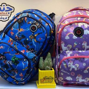 کیف مدرسه طرحدار دخترانه و پسرانه new کد 1402164