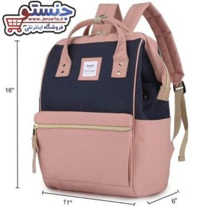 کوله پشتی هیماواری دخترانه خارجی himawari کد 104_1 کرم_مشکی