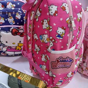 کیف مدرسه دخترانه جامدادی دار فانتزی hello kitty کد 140294