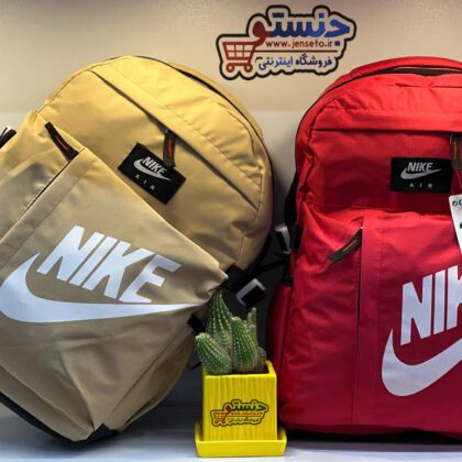 کوله پشتی اسپرت جلو زیپ مخفی (کیف مدرسه نایک) nike کد 1402312