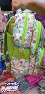 کیف مدرسه دخترانه طرحدار پس زمینه گل دار NONCLER کد 1402330