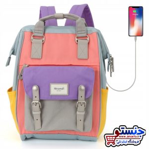 کوله پشتی هیماواری دانشجویی مدل دونات دهنه پاکتی کد dp1012