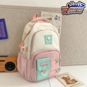 کوله پشتی فانتزی خارجی دخترانه و پسرانه صورتی